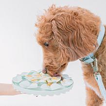 DexyPaws Sky Blue Circle Enrichment Snuffle Mat