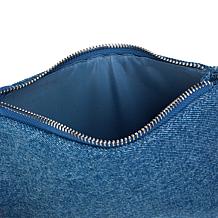 DG2 by Diane Gilman 30th Anniversary Denim Clutch w/Detachable Strap 