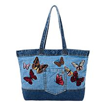 DG2 by Diane Gilman 30th Anniversary Denim Tote Bag