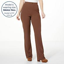 DG2 by Diane Gilman 4-Way All Day Stretch Knit Twill Bootcut Pant