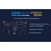 DG2 by Diane Gilman Coolmax® Shaper Stretch Denim Straight Leg Jean