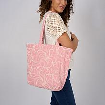 DG2 by Diane Gilman Cord and Sequin Embroidered Twill Tote Bag