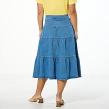 DG2 by Diane Gilman Dream Drape Tiered Skirt