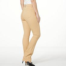 DG2 by Diane Gilman Effortless Stretch Denim Tri-Fit Baby Bootcut Jean