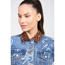 DG2 by Diane Gilman From the Vault Graffiti Classic Denim Jacket
