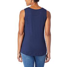 DG2 by Diane Gilman Jersey Knit Reversible Tank