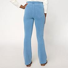 DG2 by Diane Gilman Knit Flex Pull-On Pintuck Bootcut Pant