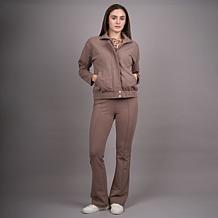 DG2 by Diane Gilman Knit Flex Pull-On Pintuck Bootcut Pant