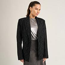 DG2 by Diane Gilman Lace Peak Lapel Blazer