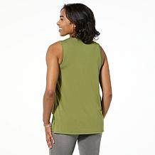 DG2 by Diane Gilman Micro-Chain Embellished Easy Tank