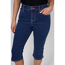 DG2 by Diane Gilman New Classic Stretch 5-Pocket Pedal Pusher Jean