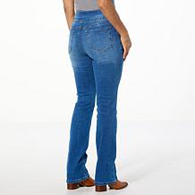 DG2 by Diane Gilman New Classic Stretch Baby Bootcut Tab Waist Jean