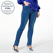 DG2 by Diane Gilman New Classic Stretch Denim Embellished Jean