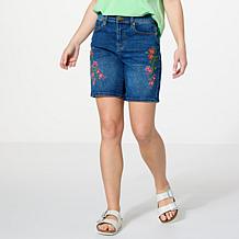 DG2 by Diane Gilman New Classic Stretch Denim Essential Short