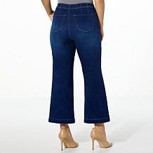 DG2 by Diane Gilman New Classic Stretch Denim Patch Pocket Crop Jean