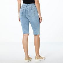 DG2 by Diane Gilman New Classic Stretch Denim Pull-On Bermuda Short