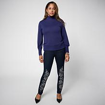 DG2 by Diane Gilman New Classic Stretch Embellished Skinny Jean