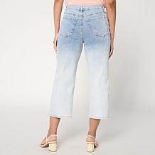 DG2 by Diane Gilman New Classic Stretch Embroidered Cropped Jean