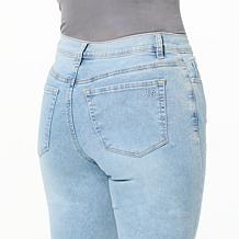 DG2 by Diane Gilman New Classic Stretch Heart-Embellished Bootcut Jean