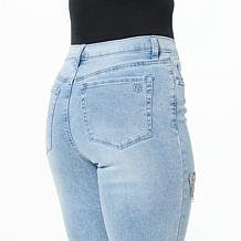 DG2 by Diane Gilman New Classic Stretch Legacy Crystal Heart Jean