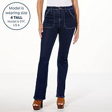 DG2 by Diane Gilman New Classic Stretch Patch Pocket Bootcut Jean