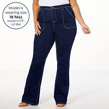 DG2 by Diane Gilman New Classic Stretch Patch Pocket Bootcut Jean