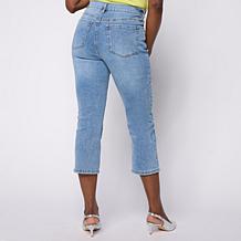 DG2 by Diane Gilman New Classic Stretch Sequin Embroidered Crop
