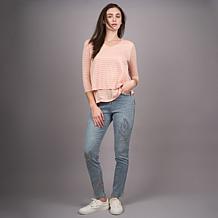 DG2 by Diane Gilman New Classic Stretch Sequin Skinny Jean