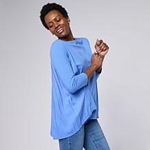 IMAN Global Chic Leopard Lace Top with Cami Slip | HSN