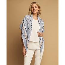 DG2 by Diane Gilman Printed Chiffon Scarf