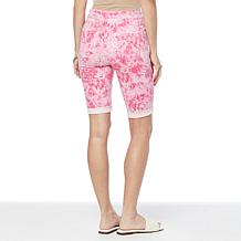 DG2 by Diane Gilman Reversible Twill Roll-Cuff Short