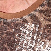 DG2 by Diane Gilman Sequin Knit Short-Sleeve T-shirt Dress