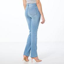 DG2 by Diane Gilman Soft and Sleek Denim Baby Bootcut 5-Pocket Jean