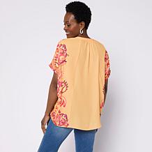 DG2 by
Diane Gilman SoftEase Curved Hem Mock-Neck Sweater Tunic