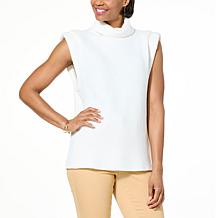 DG2 by Diane Gilman SoftEase Knit Puff-Sleeve Sweater - 21924199