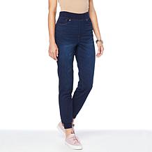 DG2 by Diane Gilman Super Stretch Knit Denim Pull-On Jogger