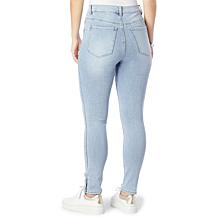 DG2 by Diane Gilman Virtual Stretch Button-Hem Skinny Jean - Basic