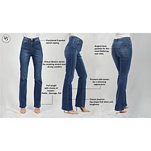 DG2 by Diane Gilman Virtual Stretch Denim Bootcut Jean - Basic