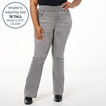 DG2 by Diane Gilman Virtual Stretch Denim Comfort Waist Bootcut Jean