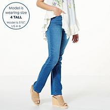 DG2 by Diane Gilman Virtual Stretch Denim Straight-Leg Jean