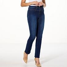 DG2 by Diane Gilman Virtual Stretch Denim Straight-Leg Ankle Jean