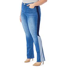 DG2 by Diane Gilman Virtual Stretch Pieced Sideseam Bootcut Jean