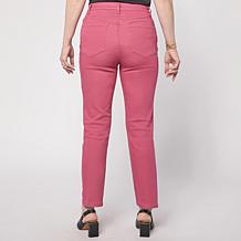 DG2 by Diane Gilman Virtual Stretch Straight Crop Jean - Fashion Color