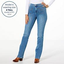 DG2 by Diane Gilman Virtual Stretch Western Pocket Baby
Bootcut Jean