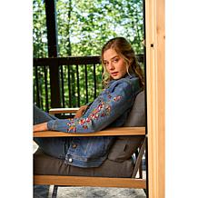 DG2 From the Vault Virtual Stretch Embroidered Denim Jacket