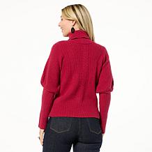 DG2 Reversible Puff Sleeve Sweater