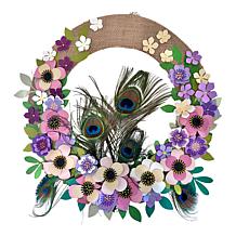 Diamond Press 12" Paper Wreath Stamp and Die Kit