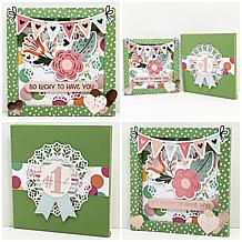 Diamond Press 3D 5" x 5" Shadow Box and Envelope Kit