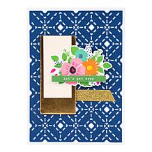 Diamond Press 5" x 7" Floral and Geometric Large-Format Dies Set of 2