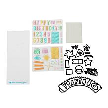 Diamond Press Birthday Cupcake Stamp and Die Set